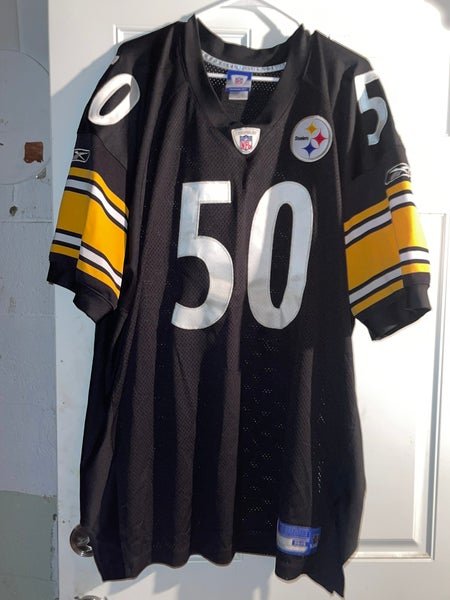 PITTSBURGH STEELERS NFL FOOTBALL SHIRT JERSEY REEBOK sz 54 MEN