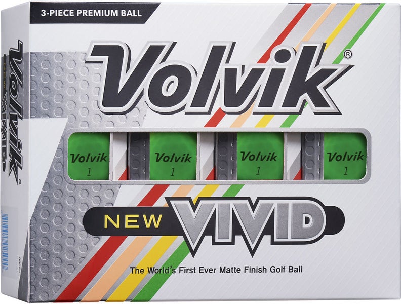 Volvik New Vivid Golf Balls 2020 (Matte Finish) NEW