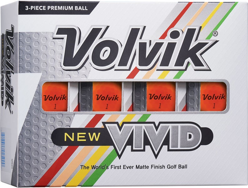 Volvik New Vivid Golf Balls 2020 (Matte Finish) NEW