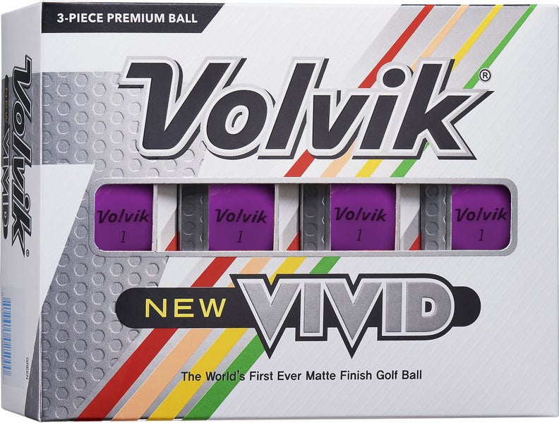 Volvik New Vivid Golf Balls 2020 (Matte Finish) NEW