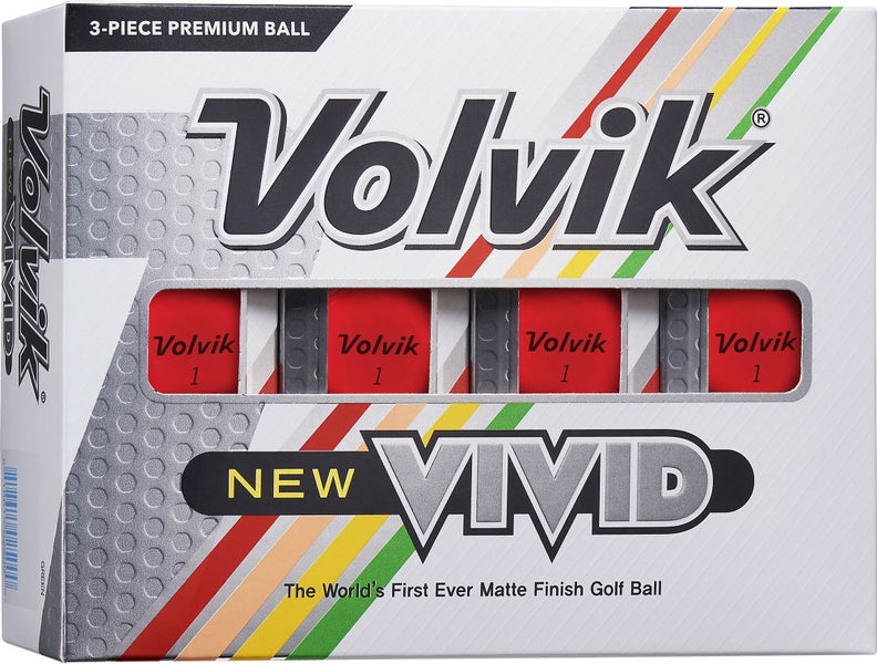 Volvik New Vivid Golf Balls 2020 (Matte Finish) NEW