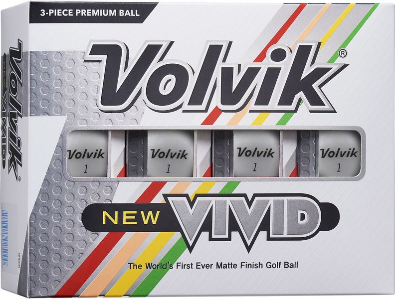 Volvik New Vivid Golf Balls 2020 (Matte Finish) NEW