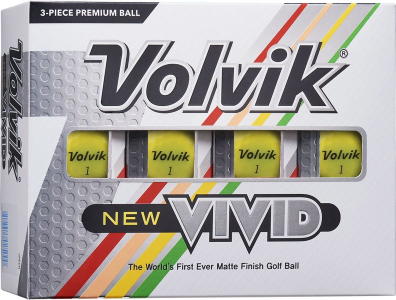 Volvik New Vivid Golf Balls 2020 (Matte Finish) NEW