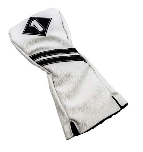 JEF World of Golf Vintage Driver Headcover (White) NEW