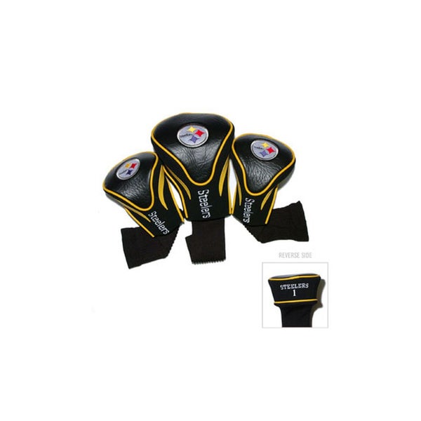 Pittsburgh Steelers NFL Set of 3 Golf Contour Head Covers