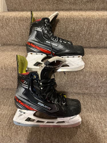 Used Bauer Extra Wide Width   Size 8 Vapor X2.9 Hockey Skates