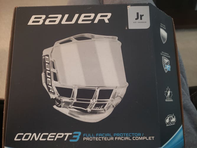 New Bauer Concept 3 Full Shield Shield
