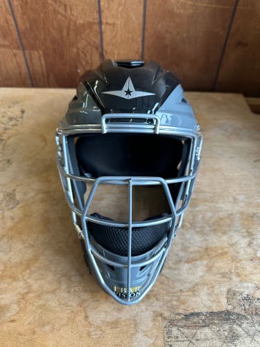 New All-Star MVP2500-TT Catcher's Mask Black/Graphite