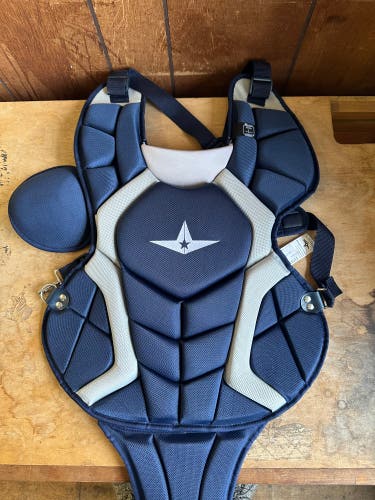 New All-Star Player's Series CPCC912PS Catcher's Chest Protector Navy