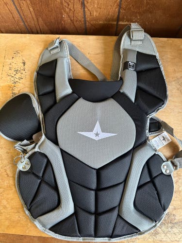 New All-Star Advanced Series CPCCADV912 Catcher's Chest Protector Black