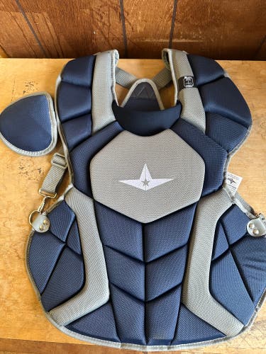New All-Star Advanced Series CPCCADV1216 Catcher's Chest Protector Navy
