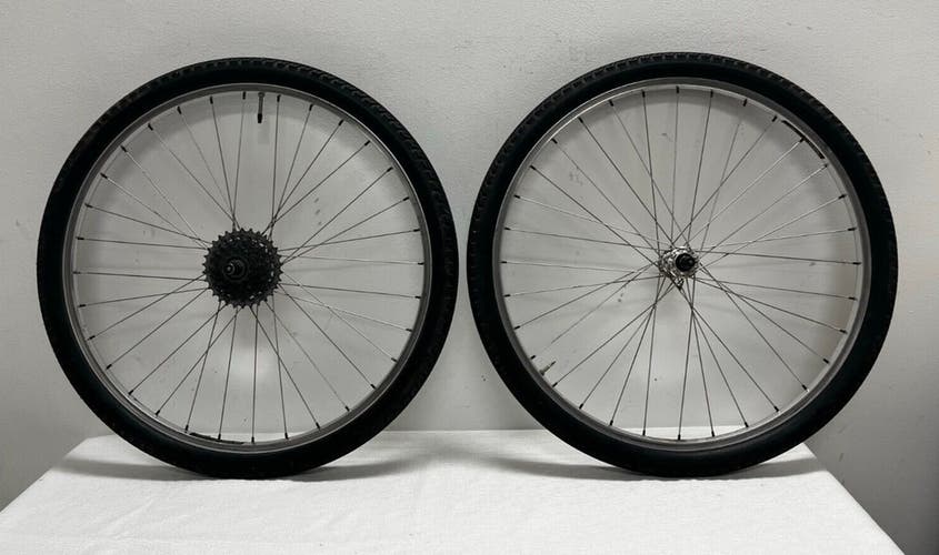 Vintage Araya RM-400 Pro 7-Spd 26" Mtn Bike Wheelset Suntour XC Pro Hubs +Tires