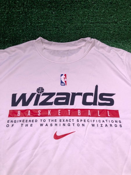 Washington Wizards Team Issued Nike Dri-Fit Medium Tall (M-T) Warm Up Shirt