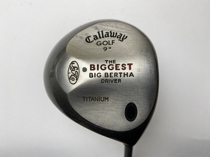 Callaway S2H2 The Biggest Big Bertha Driver 9* Regular Graphite Mens RH