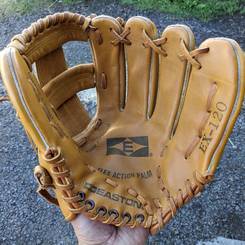 12" Easton EX-120 baseball softball glove all leather - FREE SHIPPING