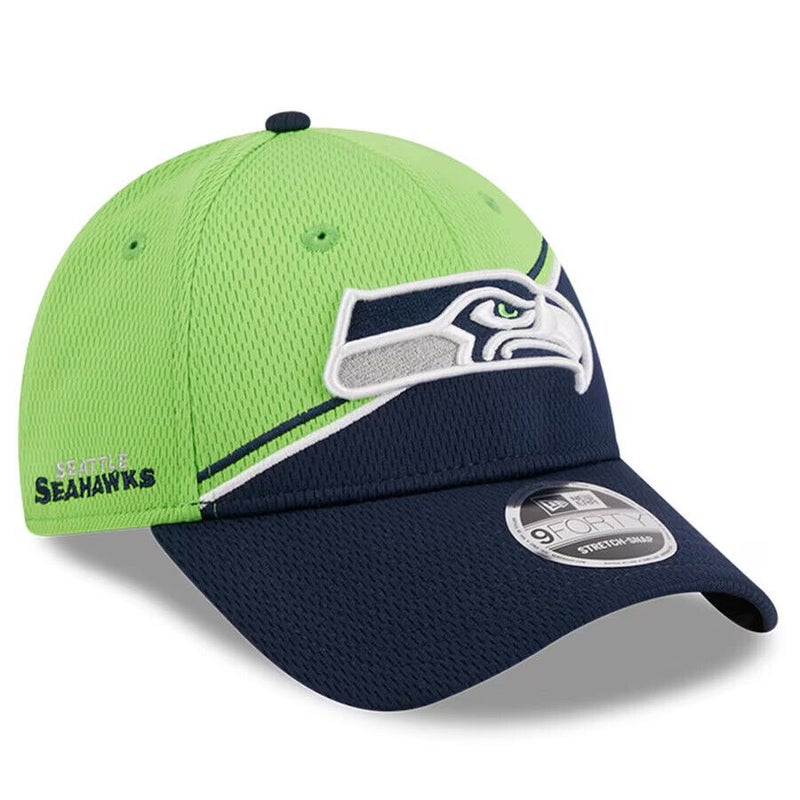 2023 Seattle Seahawks New Era 9FORTY NFL Sideline Adjustable Snapback Cap