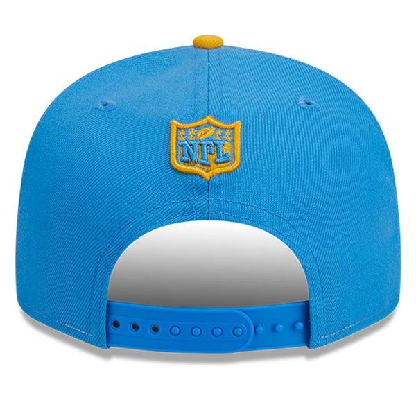 Men's New Era Gold/Powder Blue Los Angeles Chargers 2023 Sideline