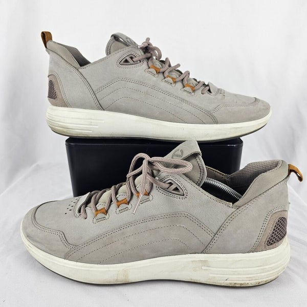 trække sig tilbage tæmme Plakater Ecco Men's Soft 7 Runner Yak Leather Sneaker Comfort Shoe Moon Rock Gray Sz  10.5 | SidelineSwap