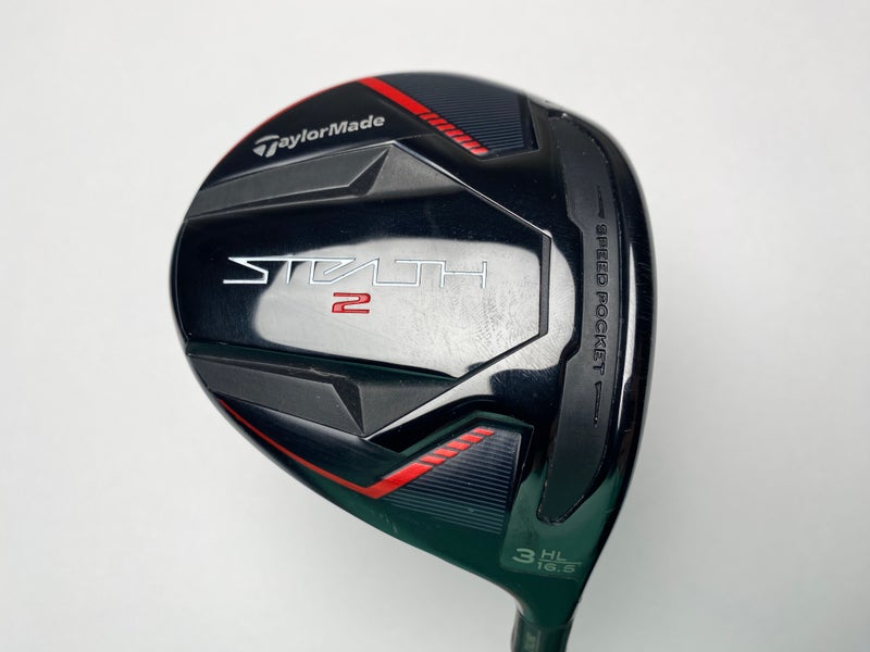 TaylorMade Stealth 2 3HL Fairway Wood 16.5* Black TR 6-X Velocore