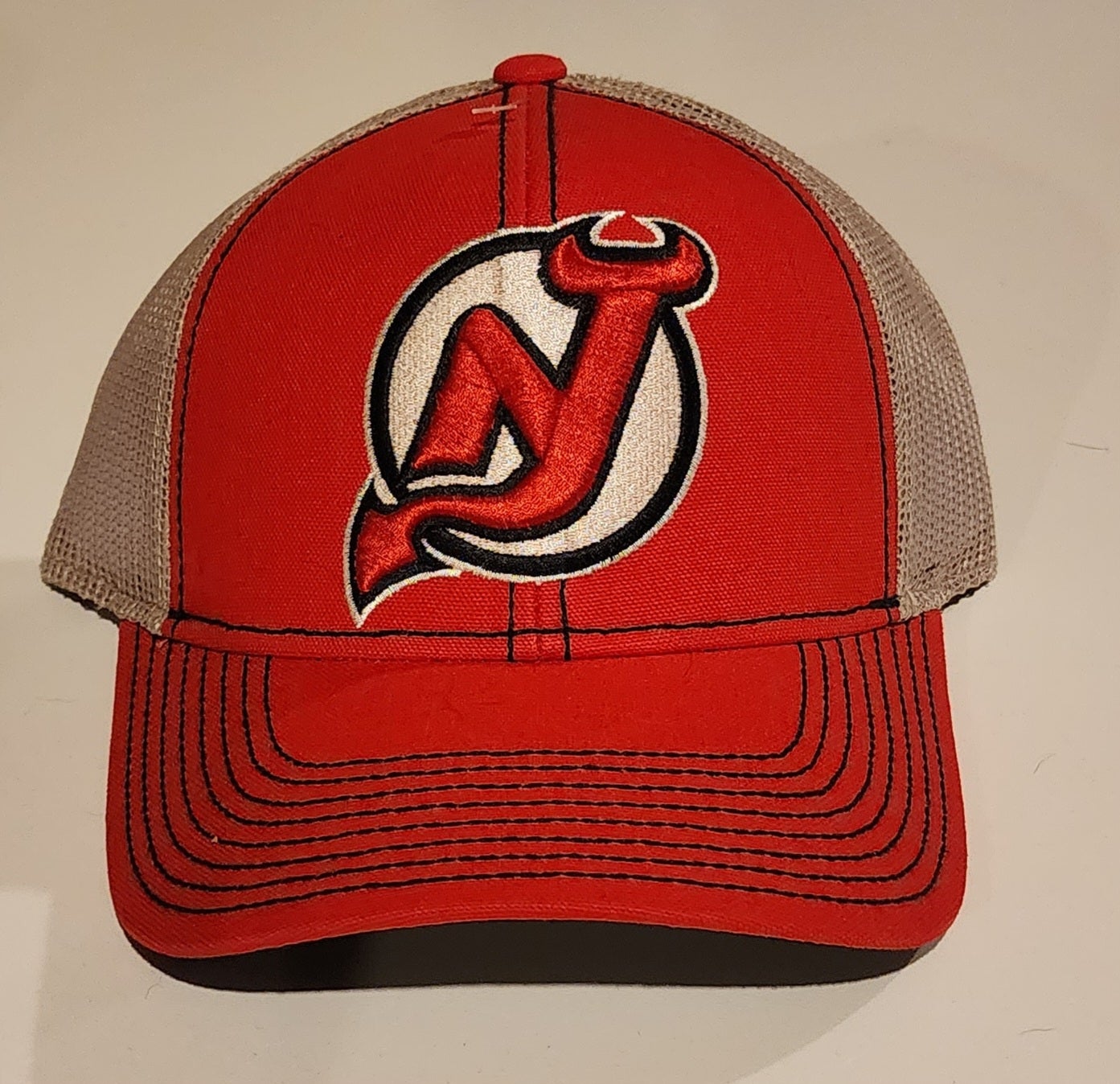 47 Brand Red New Jersey Devils NHL Hat Cap Strap Back New With Tags