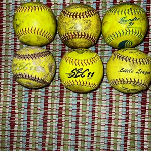 6 Pack of 11” Softballs