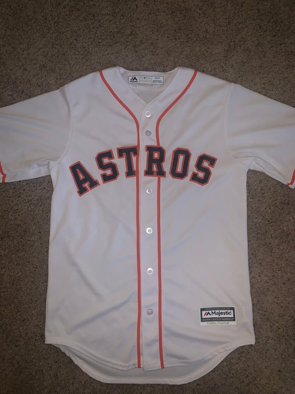 Houston Astros #24 Game Used Cream Jersey 43 DP35692