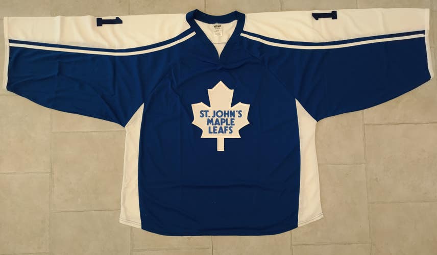 Athletic Knit H7600G St.John's "Maple Leafs" Style Hockey Jersey - 4XL- NEW