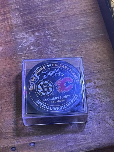 Signed Bruins pack by Zdeno Chara Charlie Mcavoy, And Danton Heinen