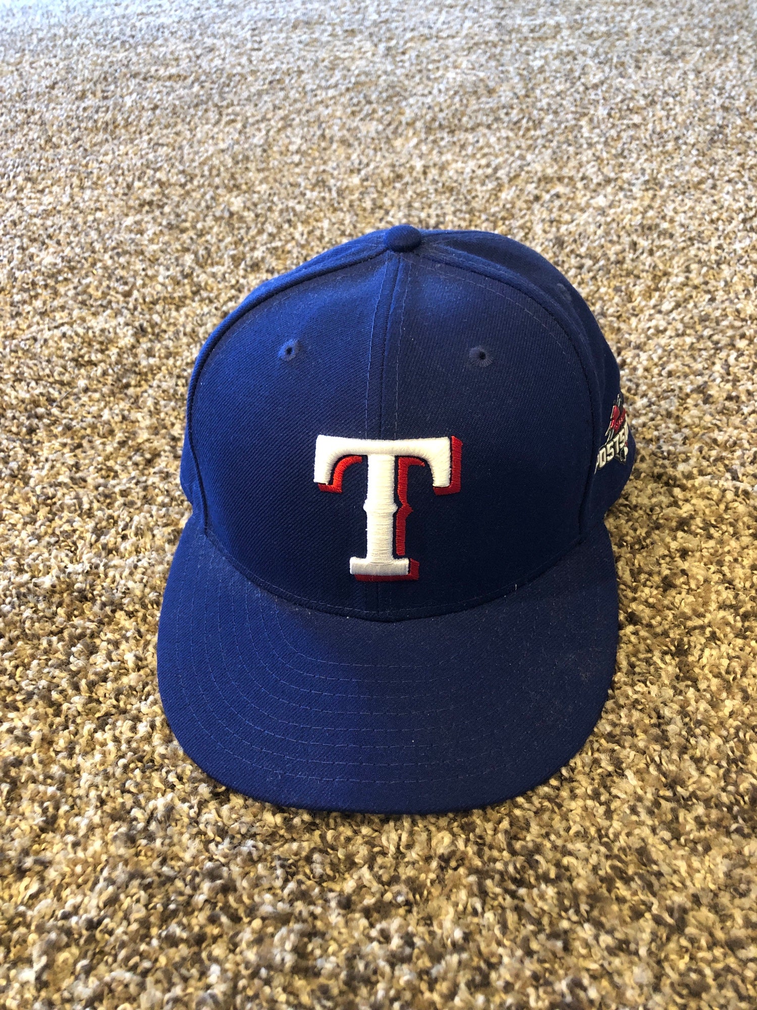 Texas Rangers New Era Cap Size 7 1/8