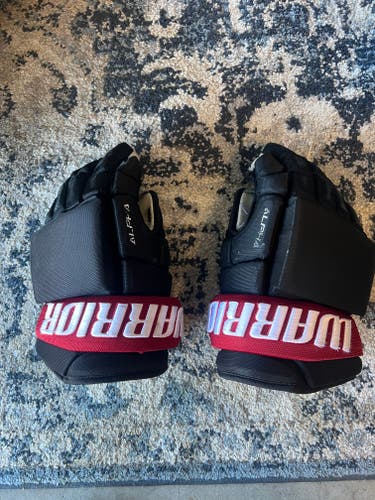 Used Warrior Alpha Pro Gloves 14" Pro Stock