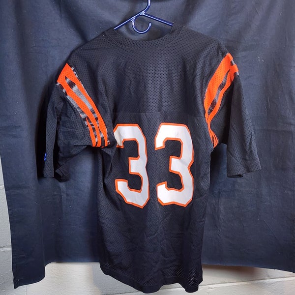 Champion Brand Vintage Black and Orange Cincinnati Bengals #33