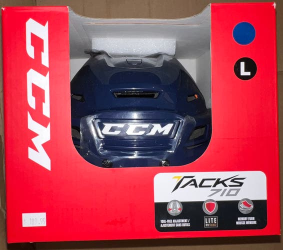 CCM 710 Navy Sr Large Helmet