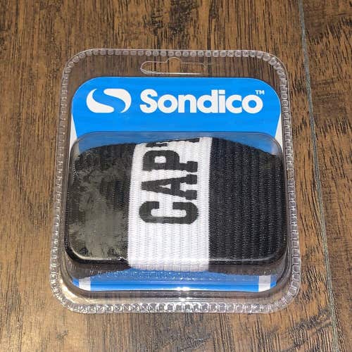 Sondico Unisex Mens Captains Armband Black Sports Training Accessory Sz XLarge