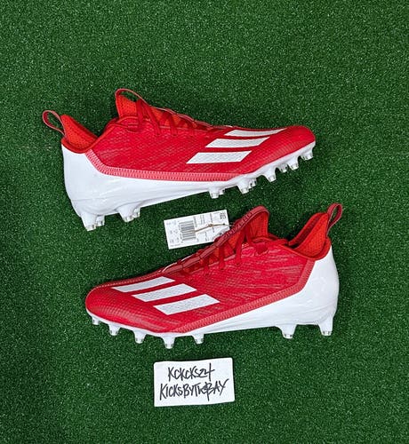 Adidas Adizero Scorch Football Cleats Red GW5070 Mens size 12