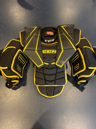 Used Small CCM  Premier R1.9 Goalie Chest Protector
