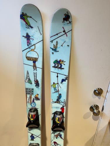 Used 2022 J Skis joyRide 160 cm With Bindings Skis