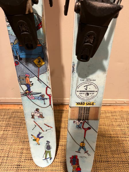 Used 2022 J Skis joyRide 160 cm With Bindings Skis | SidelineSwap