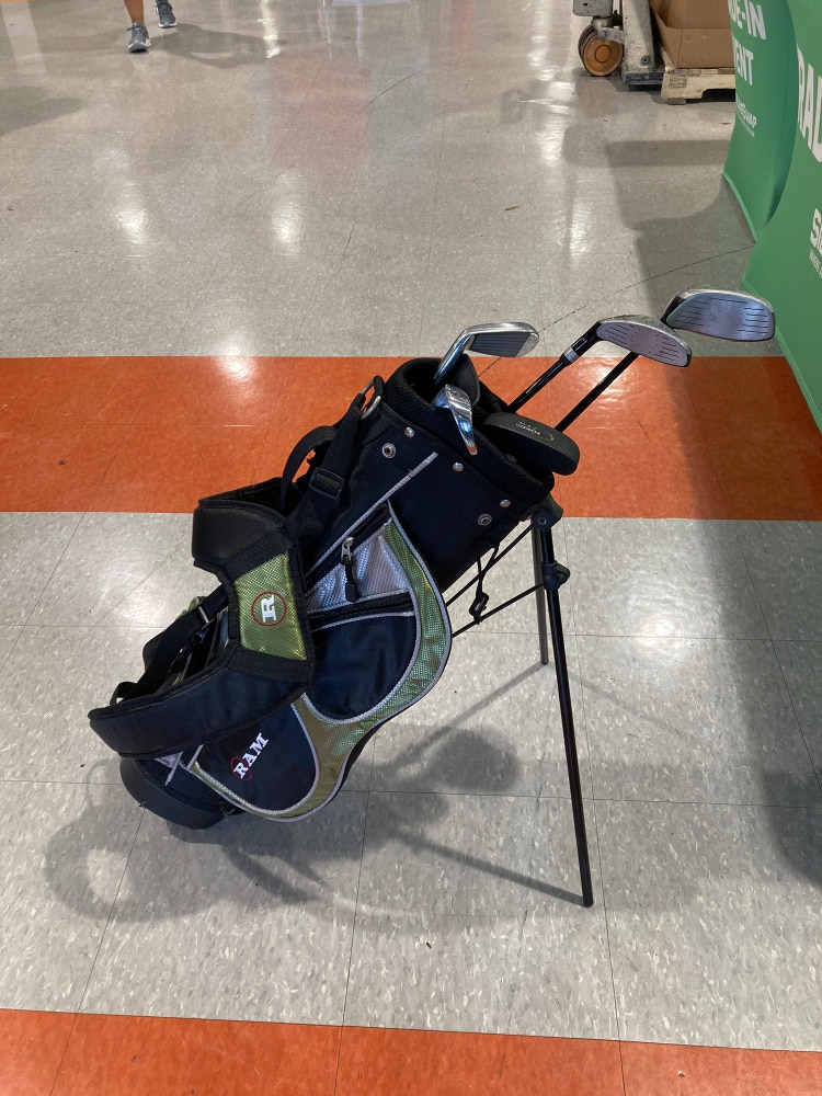 Used Junior RAM Right Clubs 5 Clubs, Bag Included