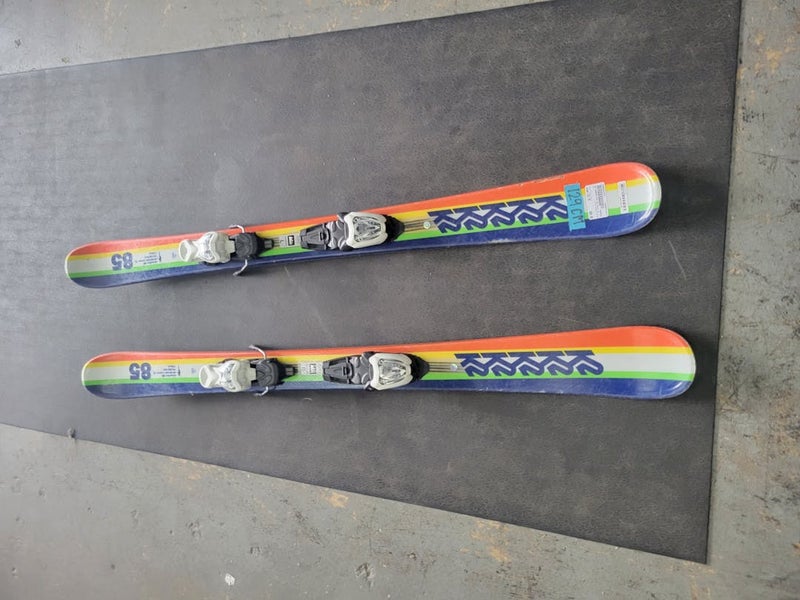 Used K2 Shreditor 85 129 Cm Boys' Downhill Ski Combo | SidelineSwap