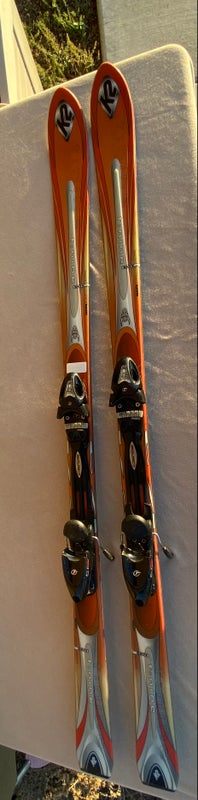 Unisex K2 166 cm All Mountain t nine Skis With Bindings