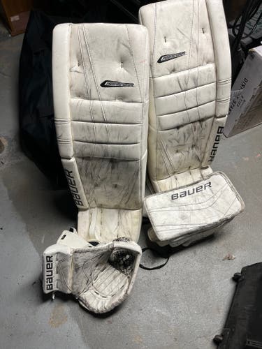 Used 35" Regular Bauer Reactor 9000 Goalie Full Set