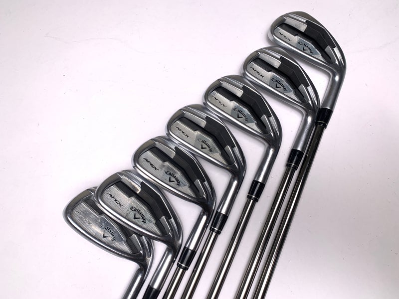 Callaway Apex Iron Set 4-PW UST Mamiya Recoil 660 F2 Senior Graphite Mens RH