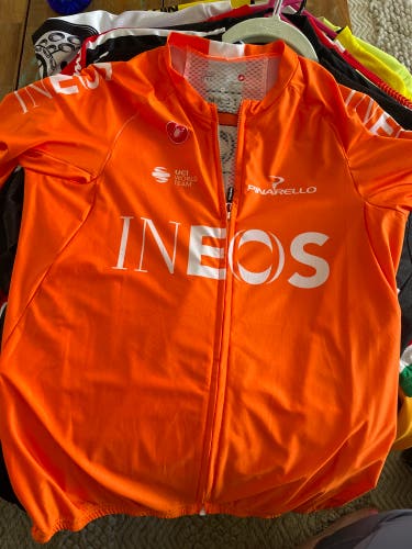 Orange Castelli Cycling Jersey XL