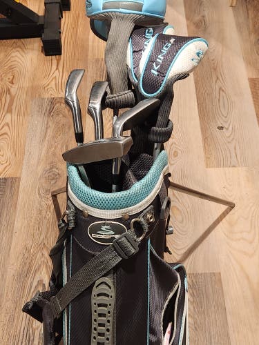 Used Junior Cobra Right Handed King Jr Clubs (Full Set) Junior 7 Pieces