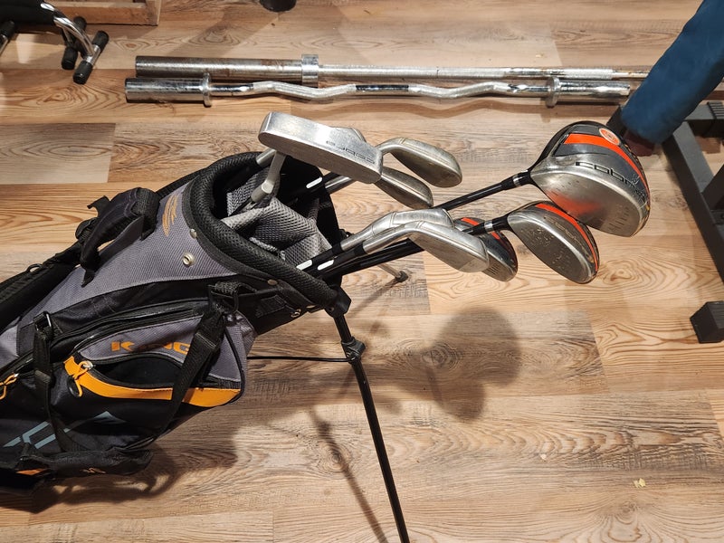 Used Junior Cobra Right Handed King Jr Clubs (Full Set) Junior 9 Pieces