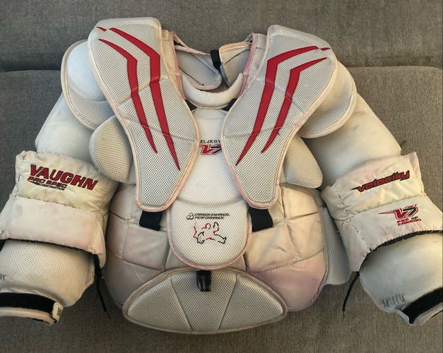 Pro Stock Vaughn Velocity V7 Chest Protector Size Large