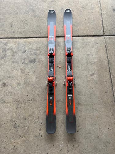 Used 160cm Salomon XDR 79 CF Skis with Bindings