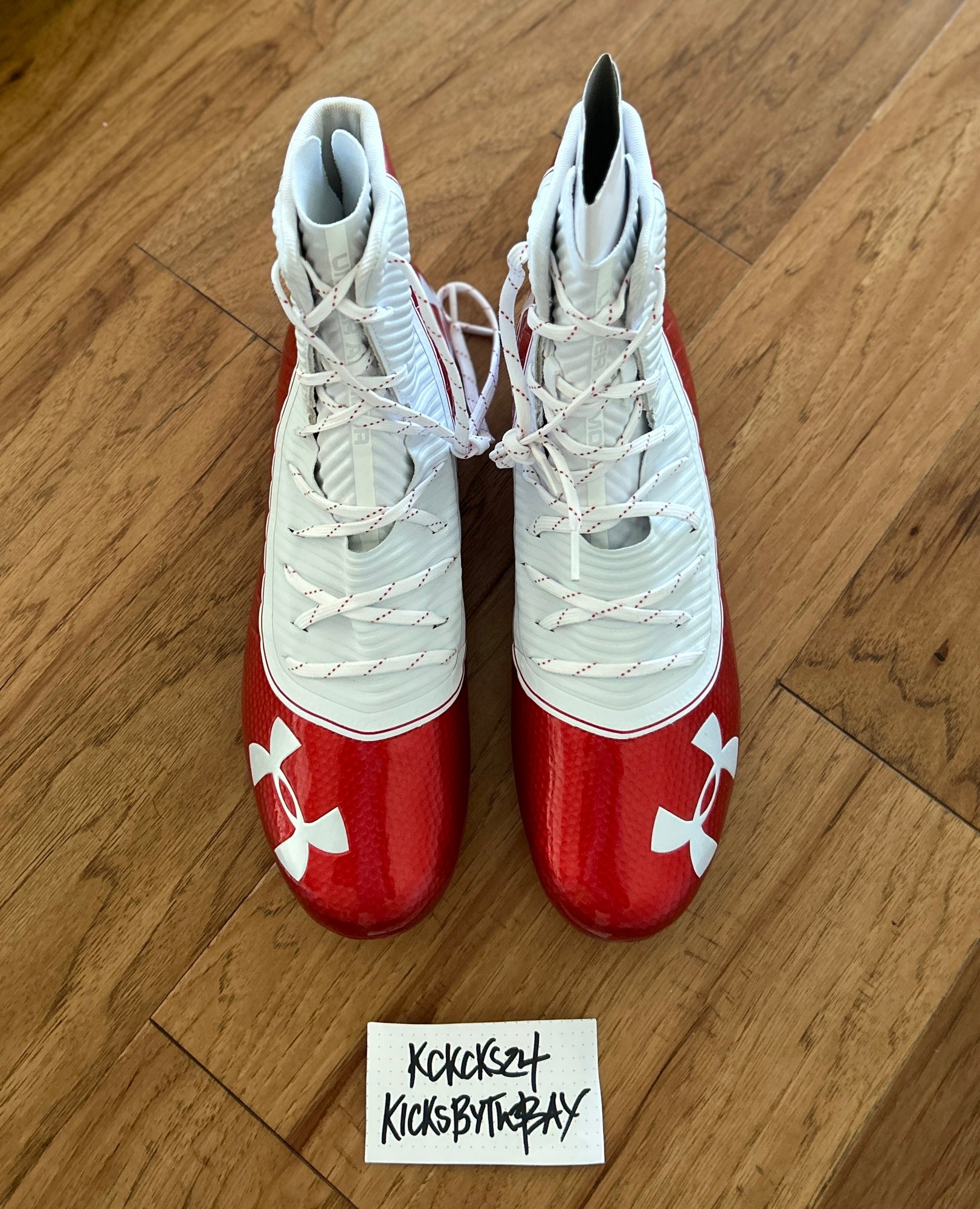 Under Armour Highlight MC Football Cleats White Red 3021478  display picture 1