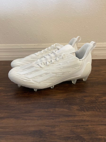 Adidas Adizero Triple White Football Cleats Mens Size 11 GX5413