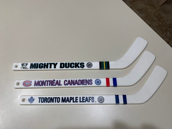 Inglasco Mini Hockey Sticks (set of 3 or single)